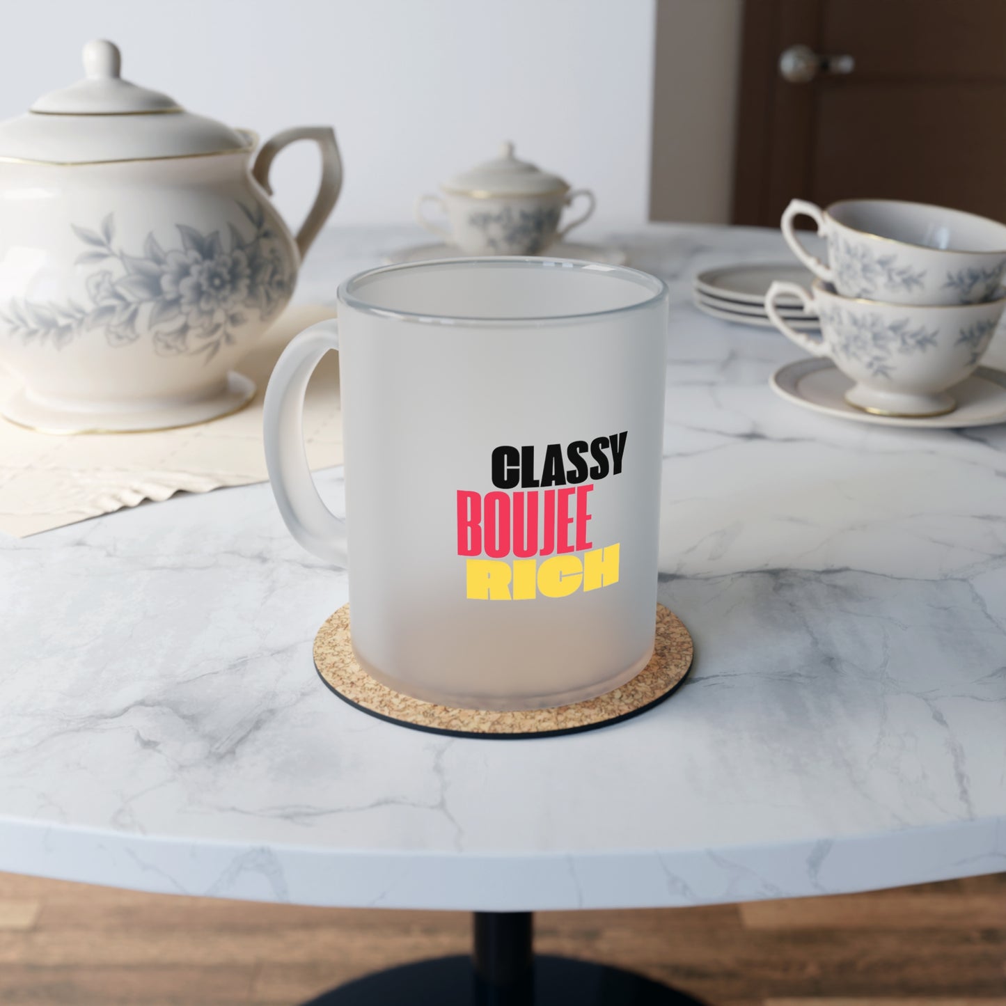 RICH Frosted Glass Mug